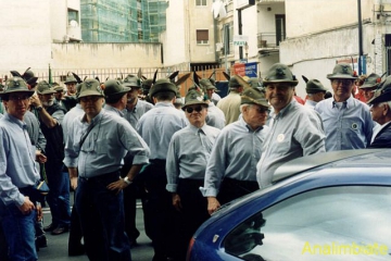 12 Maggio – All’ammassamento in attesa di partire (poi pioverà e che acqua ragazzi!)