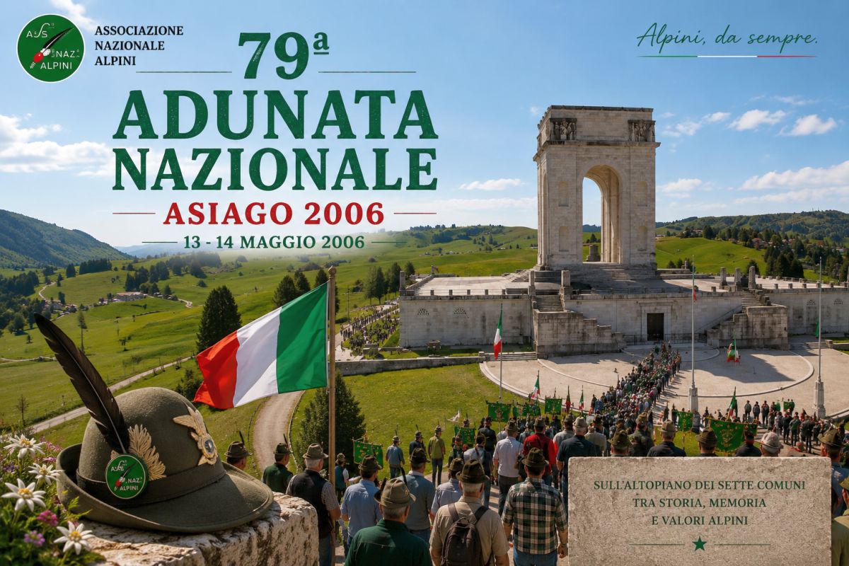 79ª Adunata Nazionale ANA di Asiago nel 2006 presso il Sacrario Militare dell’Altopiano dei Sette Comuni
